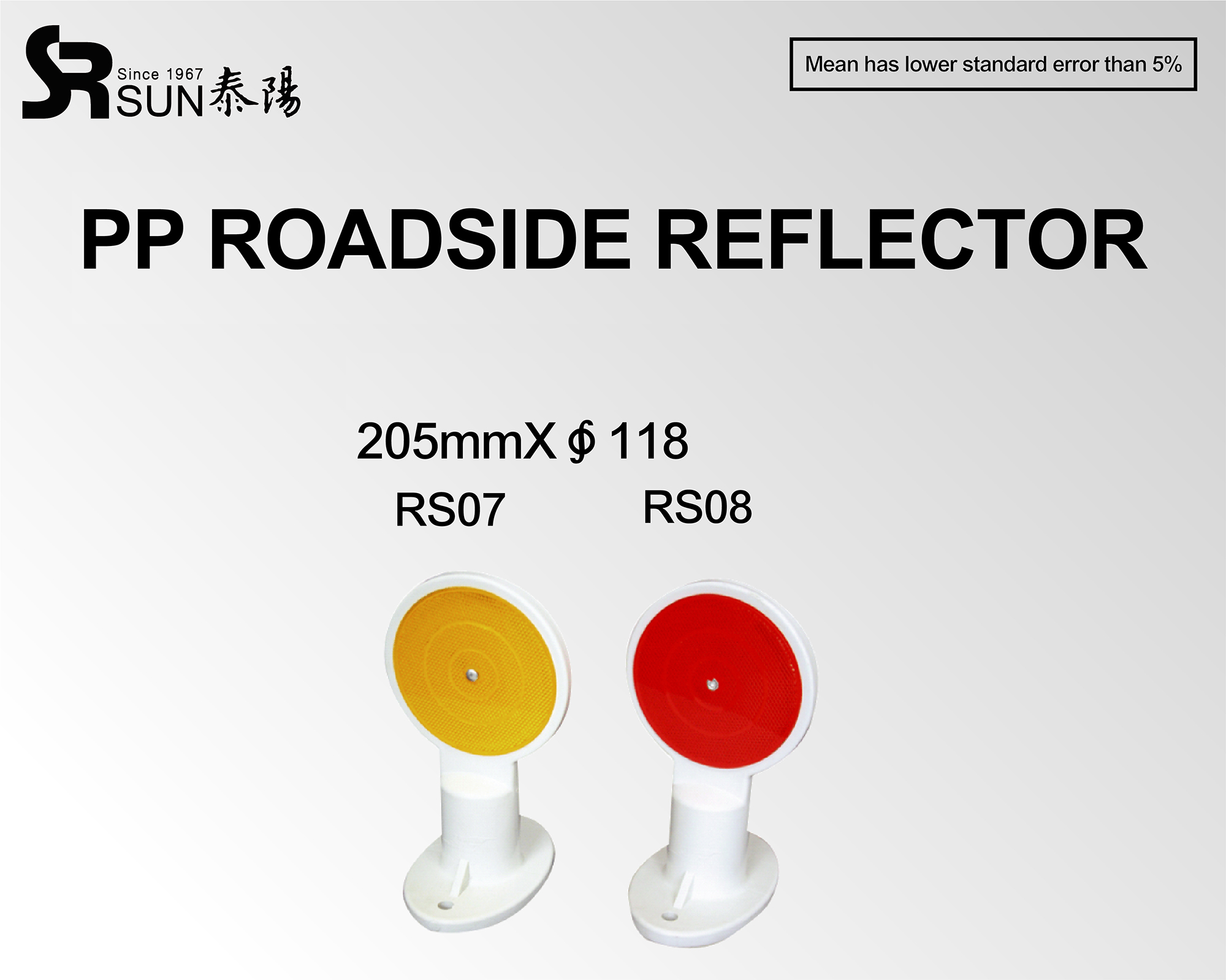 Reflector de carretera PP (RS07)