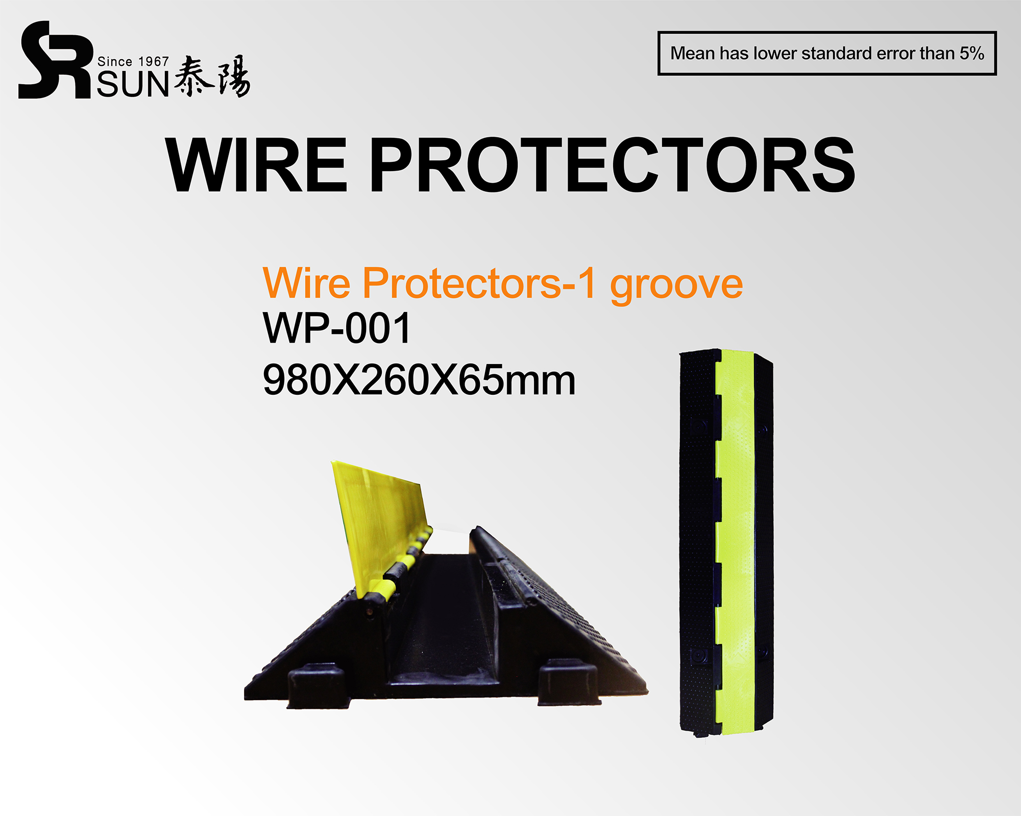 Protectores de cables-1 ranura (WP-001)